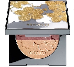 Fragrances, Perfumes, Cosmetics 2in1 Blush & Highlighter - Artdeco Glow Blusher Limited Silver & Gold Edition (tester)