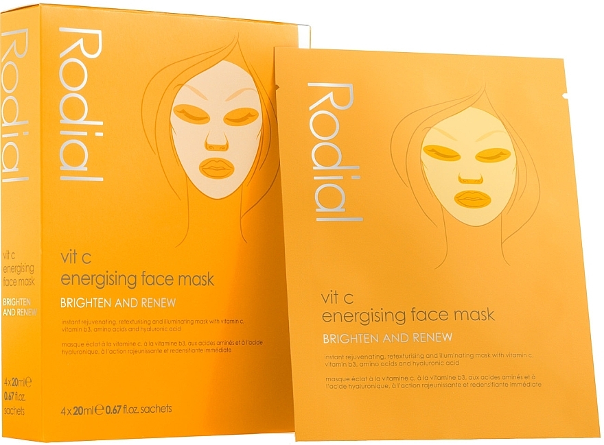 Energizing Face Mask with Vitamin C - Rodial Vit C Energizing Face Mask — photo N1