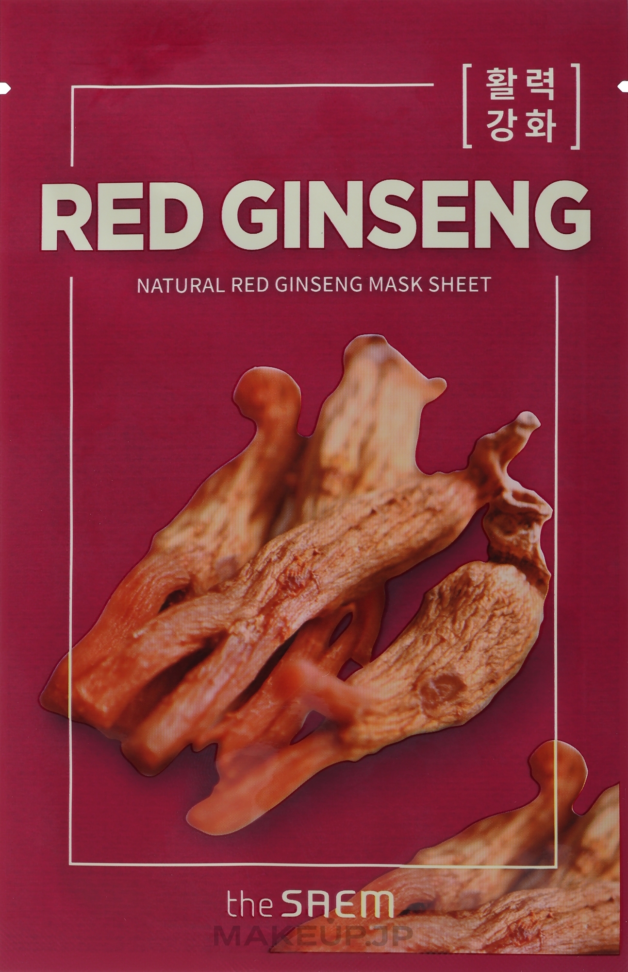 Facial Red Ginseng Sheet Mask - The Saem Natural Red Ginseng Mask Sheet — photo 21 ml
