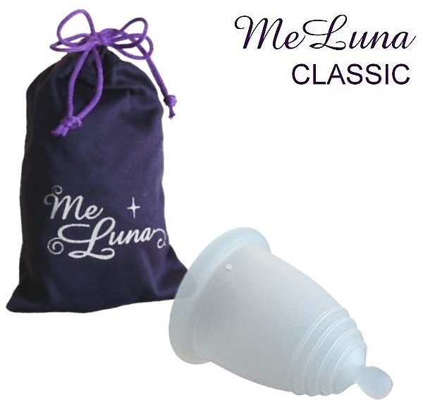 Menstrual Cup with Ball, size M, clear - MeLuna Classic Menstrual Cup Ball — photo N8