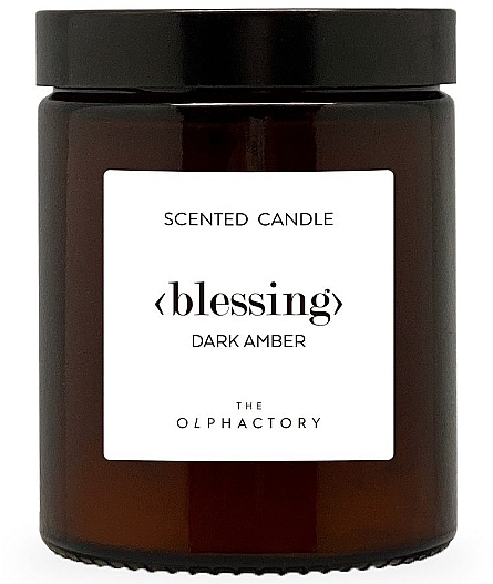 Scented Candle in Jar - Ambientair The Olphactory Dark Amber Scented Candle — photo N1