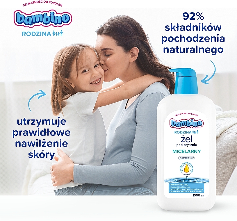 Hypoallergenic Shower Gel - Bambino Family Shower Gel — photo N7