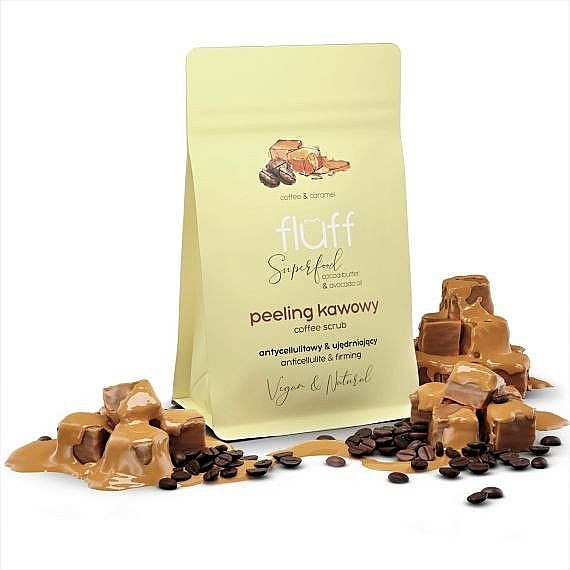 Dry Scrub "Coffee & Caramel" - Fluff Coffee Body Scrub Coffee and Caramel — photo N1