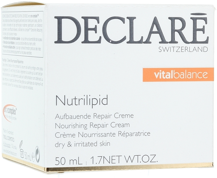 Restoring Nourishing Cream - Declare Nutrilipid Nourishing Repair Cream — photo N1