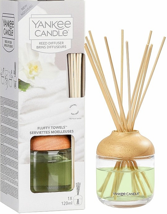 Reed Diffuser - Yankee Candle Fluffy Towels Reed Diffuser — photo N3