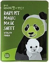 Sheet Mask "Panda" - Holika Holika Baby Pet Magic Mask Sheet Vitality Panda — photo N1