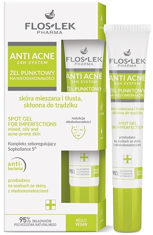 Anti-Imperfection Spot Gel - Floslek Anti Acne Spot Gel For Imperfections — photo N1