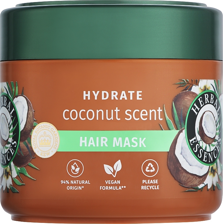 ココナッツ ヘアマスク - Herbal Essences Hydrate Coconut Scent Hair Mask — photo N2