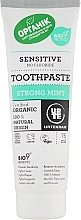 Fragrances, Perfumes, Cosmetics Organic Toothpaste "Strong Mint" - Urtekram Sensitive Strong Mint Organic Toothpaste