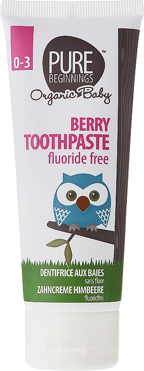 Kids Toothpaste "Berries" - Pure Beginnings Baby Berry Toothpaste  — photo N2