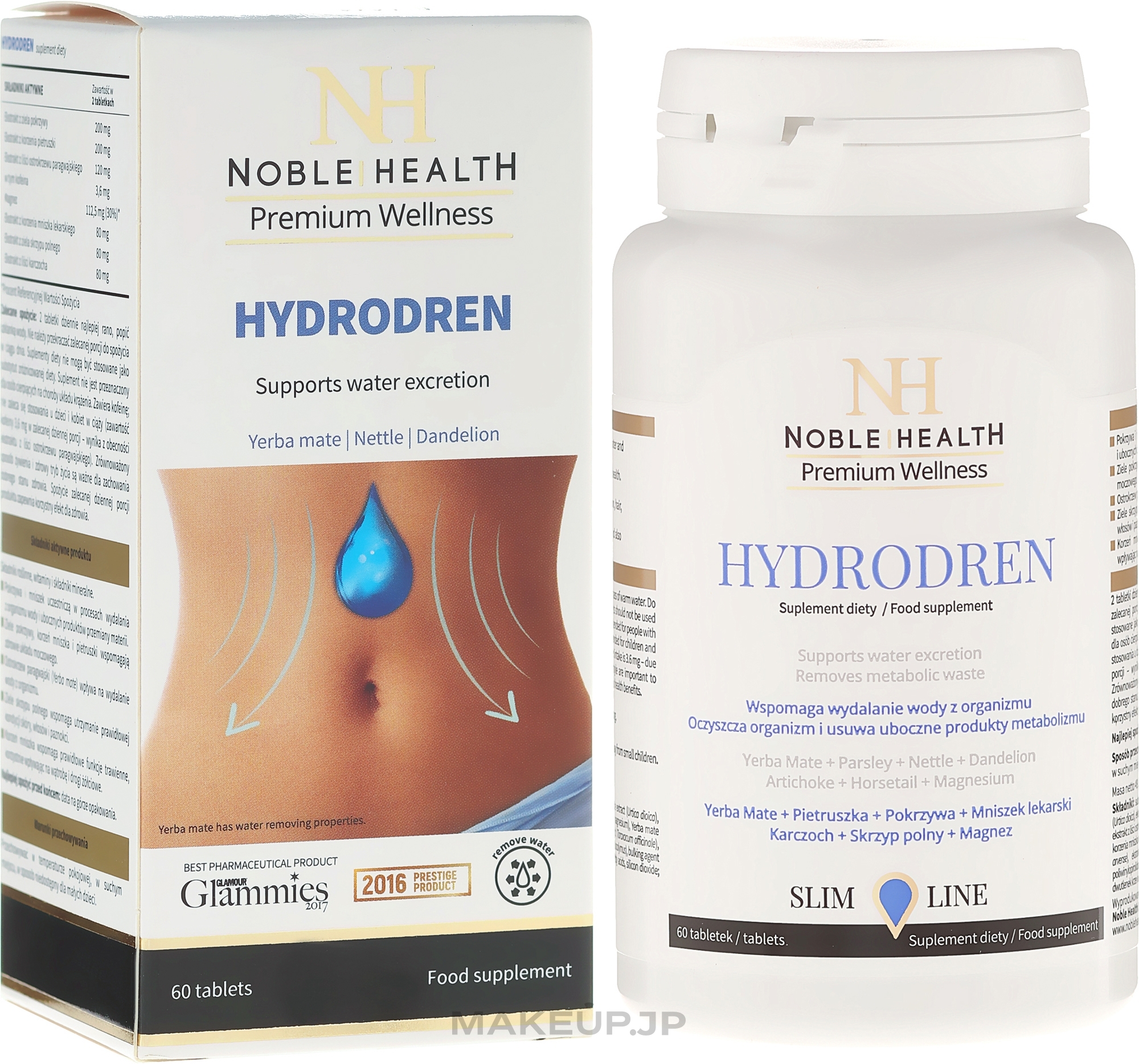 Dietary Supplement Complex - Noble Health Slim Line Hydrodren — photo 60 ЊВ.