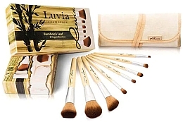 Makeup Brush Set, 8 pcs - Luvia Cosmetics Bamboo’s Leaf Brush Set — photo N1
