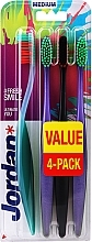 Fragrances, Perfumes, Cosmetics Toothbrush, 4 pcs, variant 22 - Jordan Ultimate You Medium