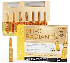 Fragrances, Perfumes, Cosmetics Face Ampoules with Brightening Effect - Dhyvana Vit-C Radiant Ampoules