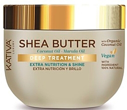 Fragrances, Perfumes, Cosmetics Hair Mask - Kativa Shea Butter Coconut & Marula Oil Deep Treatment