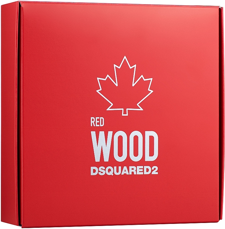 Dsquared2 Red Wood - Set (edt/5ml+lipstick/1.2g) — photo N1