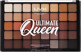 Eyeshadow Palette - NYX Professional Makeup Makeup Ultimate Queen Eyeshadow Palette 40 Pan Limited Edition — photo N9