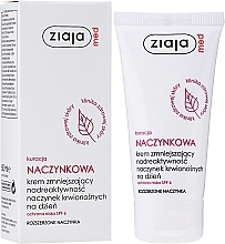 Day Cream for Face - Ziaja Med Day Cream Capillary Treatment With Spf 6 — photo N2