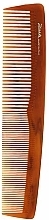 Comb - Janeke Toilette Comb In Turtle Shell Color Imitation — photo N1