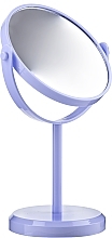 Fragrances, Perfumes, Cosmetics Round Mirror on Stand 85703, lilac - Top Choice Beauty Collection Mirror