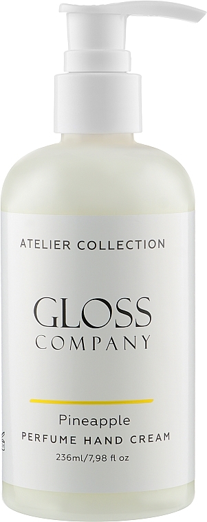 Hand Cream - Gloss Company Pineapple Atelier Collection — photo N9