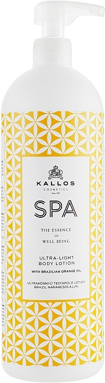 Ultra Light Body Lotion - Kallos Cosmetics Spa Ultra Light Body Lotion — photo N5