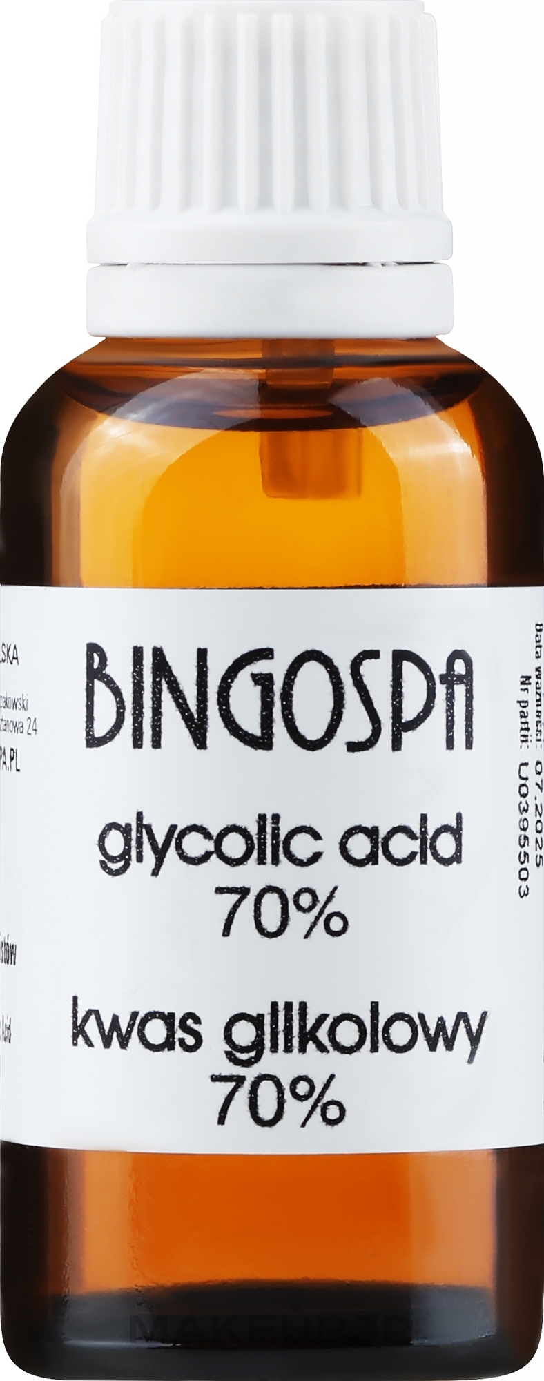 Glycolic Acid 70% pH 0,1 - BingoSpa — photo 30 ml