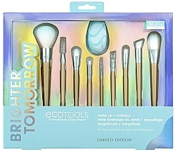 Fragrances, Perfumes, Cosmetics Makeup Brush Set, 10 pcs - EcoTools Brighter Tomorrow Just Glow With It Lote