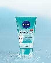 Daily Cleansing Anti-Imperfections Gel-Scrub for Problem Skin - NIVEA Pure Effect Clean Deeper — photo N3