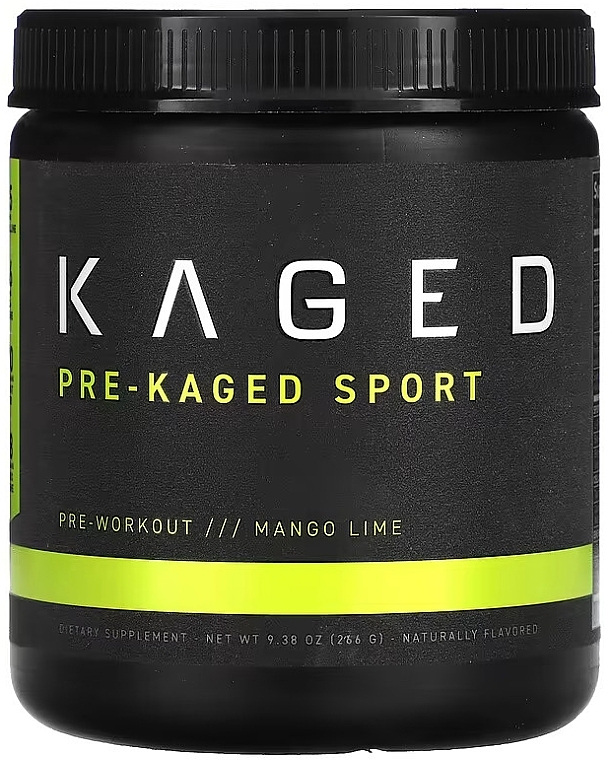 Mango Lime Pre-Workout Complex - Kaged Pre-Kaged Sport Pre-Workout Mango Lime — photo N1