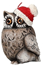 Fragrances, Perfumes, Cosmetics Decorative Candle "Christmas Owl", brown - Artman Christmas Candle Owl