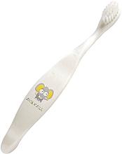 Kids Elephant Toothbrush, white - Jack N' Jill — photo N1