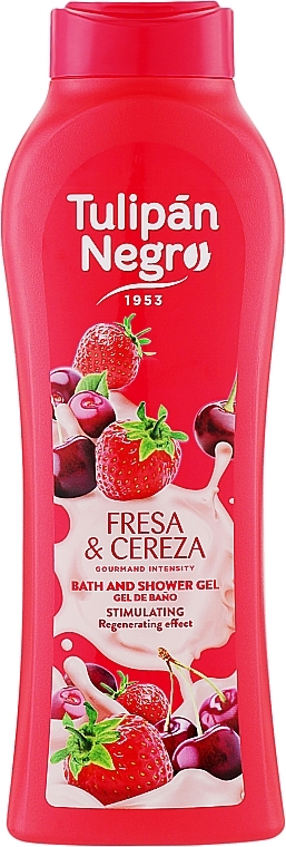 Strawberry & Cherry Shower Gel - Tulipan Negro Strawberry & Cherry Shower Gel — photo N1