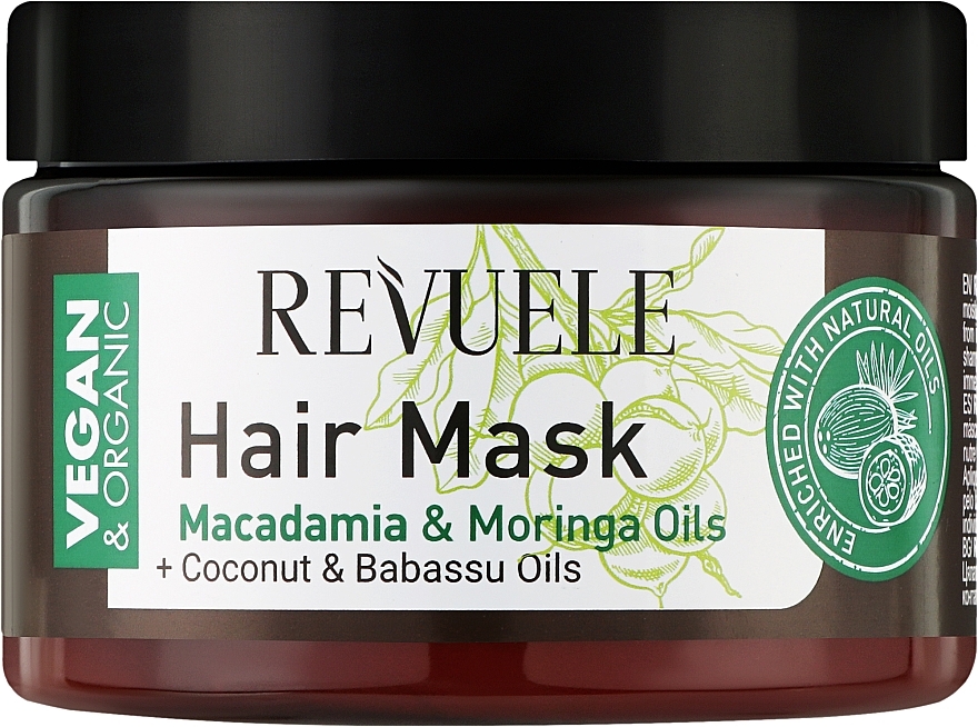 Hair Mask - Revuele Vegan & Organic Hair Mask — photo N1