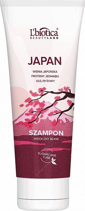 Hair Shampoo 'Japanese Cherry' - L'biotica Beauty Land Japan Hair Shampoo — photo N1