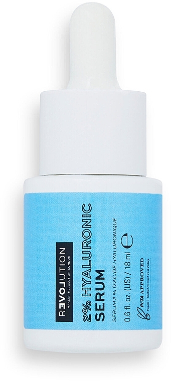 Hydrating Serum with Hyaluronic Acid - Relove By Revolution 2% Hydrating Hyaluronic Acid Serum — photo N1