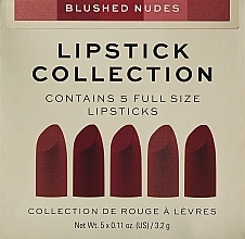 Fragrances, Perfumes, Cosmetics Lipstick Set, 5 pcs. - Revolution Pro Lipstick Collection Blushed Nudes