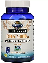 DHA Dietary Supplement 1000 MG - Lemon Flavor - Garden Of Life Dr. Formulated DHA 1,000 mg — photo N1