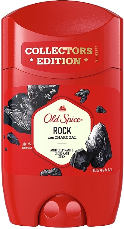 Antiperspirant-Deodorant Stick - Old Spice Rock Charcoal — photo N1