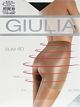 Fragrances, Perfumes, Cosmetics Tights "Slim" 40 den, nero - Giulia