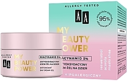 Fragrances, Perfumes, Cosmetics Antioxidant Day Face Cream-Gel - AA My Beauty Power Niacynamid 5% Antioxidant Day Cream-Gel