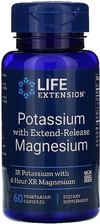 Potassium & Magnesium Dietary Supplement - Life Extension Potassium with Extend-Release Magnesium — photo N2