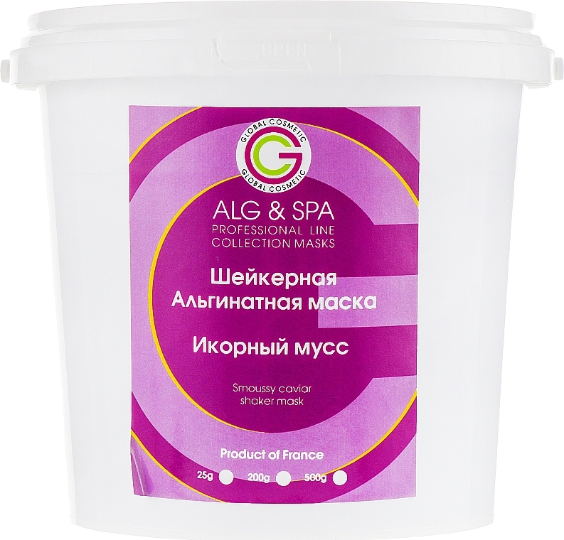 Alginate Shake Mask 'Caviar Mousse' - ALG & SPA Professional Line Collection Masks Smoussy Caviar Shaker Mask — photo N5