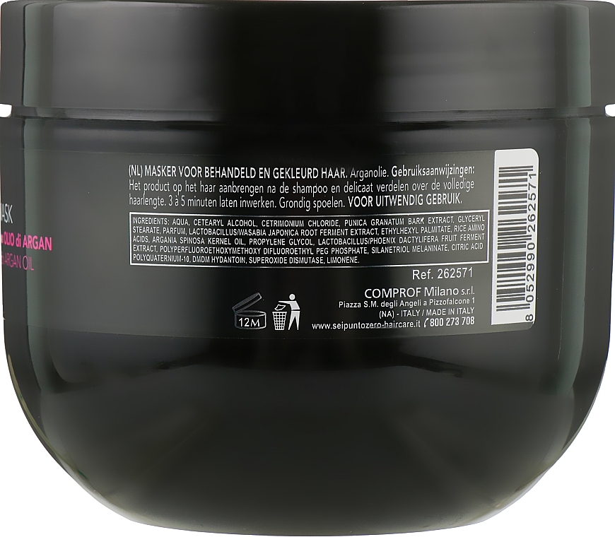 Color Protection Hair Mask - Seipuntozero Take Over Protective Color — photo N2