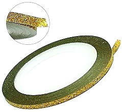 Fragrances, Perfumes, Cosmetics Premium Nail Art Tape, gold, 2 mm - Tufi Profi