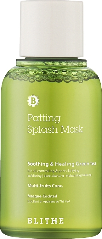 Soothing & Healing Green Tea Splash Mask - Blithe Patting Splash Mask Soothing Green Tea — photo N1