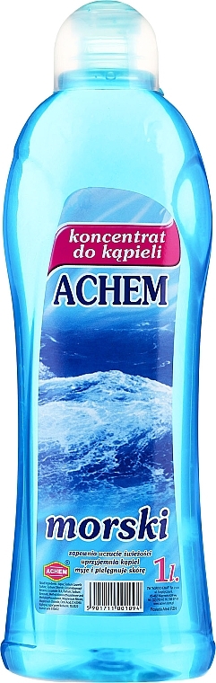 Liquid Bath Concentrate "Sea" - Achem Concentrated Bubble Bath Sea — photo N1