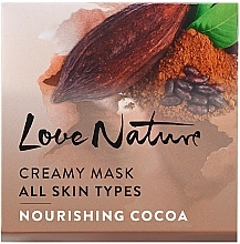 Fragrances, Perfumes, Cosmetics Nourishing Face Mask "Cocoa" - Oriflame Love Nature Creamy Mask