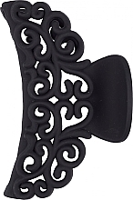 Fragrances, Perfumes, Cosmetics Hairclip 25877, matt black - Top Choice Hair Clip