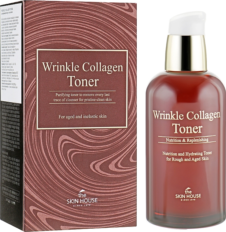 Anti-Aging Collagen Face Toner - The Skin House Wrinkle Collagen Toner — photo N2